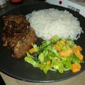 El cooksnap de Mónica Arias cuando hizo Lomito de cerdo en salsa Inglesa con Merkén.