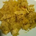 El cooksnap de Pasti Costa cuando hizo Quinoa con pollo y calabacín.