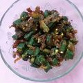 Vanika Agrawal's cooksnap of when they made L.N.S. BHINDI KI SABJI (VEGAN)DELICIOUS VEGAN RECIPE..