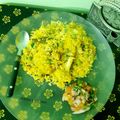 Sheela Biswas 's cooksnap of when they made মিক্স ভেজ তেহরি (mixed veg tehari recipe in Bengali).