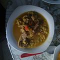 El cooksnap de Joseantonio Diaznuñez cuando hizo Arroz con conejo y costillitas de cerdo.