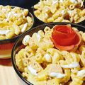 Umme Ahmad's cooksnap of when they made 3 color white sauce Macroni.