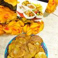 Bushra Mazhar's cooksnap of when they made Aloo k Pakorey.
