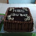 Cooksnap dari Mustika Troy untuk resep Blackforest with chocolate buttercream.. Enak!!