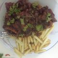 El cooksnap de JFexpress cuando hizo Anillas de calamar guisado con bacon.