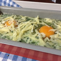 El cooksnap de Emiliana cuando hizo Huevos a la florentina.