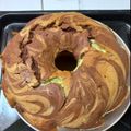 Cooksnap dari Caecilia Widyastuti untuk resep Bolu Jadul Pandan Coklat | 4 Telur