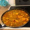 El cooksnap de Roberto Marban cuando hizo Fideuá de gamba y anillas de calamares😊.
