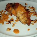 El cooksnap de carme castillo cuando hizo Jamoncitos de pollo rellenos en salsa.