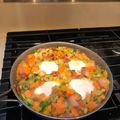 Chris Jordan's cooksnap of when they made Sweet Potato Hash.