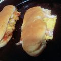 Umme Yousuf's cooksnap of when they made Anday wala burger.