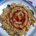 Gunjan Gupta का कुकस्नैप जब उन्होंने मसाला मैगी (Masala Maggi recipe in Hindi) बनाया था।