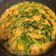 Cooksnap Salina Jalaludin semasa beliau membuat Udang kangkung kerisik ala padang.