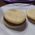 El cooksnap de Andrea Abrego cuando hizo Alfajor de Maicena sin Manteca.