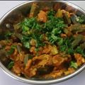 Dr. Pushpa Dixit's cooksnap of when they made Dahi Bhindi.