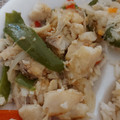 El cooksnap de Martha Nuñez cuando hizo Fajitas de filetes de pescado con pimientos y cebolla blanca.