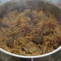 El cooksnap de sualja cuando hizo Fideos a la cazuela con costillas de cerdo.