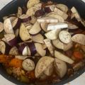 Kate's cooksnap of when they made Gutti Vankaya Koora (Stuffed Eggplant Andhra Style).