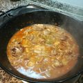El cooksnap de Jose Maria Camacho Mangas cuando hizo Conejo al ajillo.