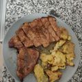 El cooksnap de Jaime Mito JM cuando hizo Secreto de cerdo al horno y patatas aplastadas.