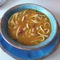 El cooksnap de Teresita Felíz cuando hizo Porotos con riendas y chorizo.
