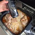 El cooksnap de Fla0812 cuando hizo Bondiola a la cerveza negra desmechada.