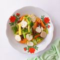 Cooksnap dari Nay's Kitchen untuk resep Capcay baso ikan