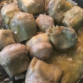 El cooksnap de Cruz C. cuando hizo Alcachofas al ajillo.