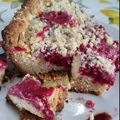 El cooksnap de Javiera Alvarado cuando hizo StreuselKuchen alemán de frambuesa.