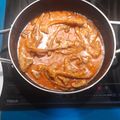 El cooksnap de SERGIO JIMENEZ cuando hizo Cabrito o Choto receta de Granada.
