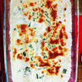 El cooksnap de Licett Hernandez cuando hizo Coliflor con queso al horno.