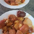 El cooksnap de Man In Black cuando hizo Estofado de carne de cerdo, panceta y chorizo criollo.
