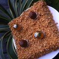 Cooksnap dari Afinda Septianti untuk resep Mocca Nougat Bday Cake