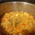 El cooksnap de Vicky Aguirre cuando hizo Guiso de arroz 🍚 y carne 🍖.