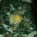 El cooksnap de Peace cuando hizo Tarta de espinacas y champiñones.