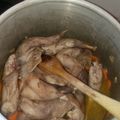 El cooksnap de Ignacio Arias cuando hizo Conejo escabechado.