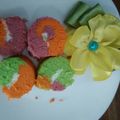 Cooksnap dari Mei Anita untuk resep Roti gulung rainbow kukus