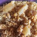 El cooksnap de mariajo_robles_lopez cuando hizo Cous cous integral especiado con pollo, boniato y tomate seco.