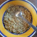 El cooksnap de Sheila D'Alessandro cuando hizo Fideos caseros (saborizados con morrón).