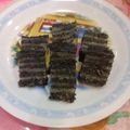 大木頭 的 黑芝麻椰汁千層糕 Steamed Black sesame and coconut layered cake cooksnap