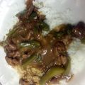 nekked83's cooksnap of when they made Sheree's Savory Pepper Steak in the crockpot.
