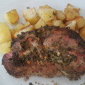 El cooksnap de dany osma cuando hizo Bondiola de cerdo al horno con chimichurri.