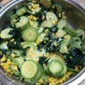 El cooksnap de Kari Castillo cuando hizo Gratinado de calabacín y acelgas.