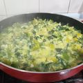 El cooksnap de Ariel Fister cuando hizo Zapallitos revueltos con huevo.