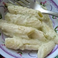 El cooksnap de tangerine cuando hizo Pasta con crema de calabacitas.