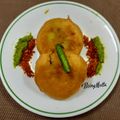 Jasmin Motta _ #BeingMotta's cooksnap of when they made લીલાં લસણ કોથમીર ના બટાકા વડા.