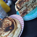 El cooksnap de Mae Diaz sarto cuando hizo HotCakes para el desayuno del domingo.