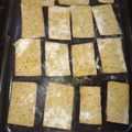 El cooksnap de Vanesa Pirez cuando hizo Crackers sin tacc de harina de garbanzos.