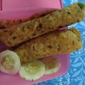 Chaya Haridoss's cooksnap of when they made Mooli ka paratha / Radish paratha.