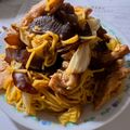 Chen CHEN 的 簡單肉片炒油麵 cooksnap